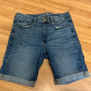 Universal Thread-size 12-high rise Jean shorts